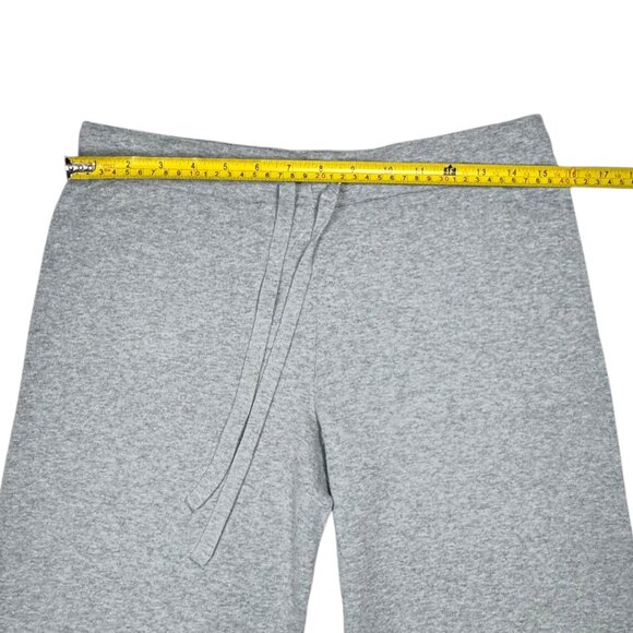 NWT Kier+J Sweater Pant Sz. M Gray Knit Drawstring Mid-Rise Cotton Pajama Lounge - Picture 5 of 11